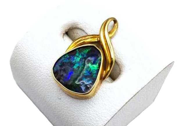 オパール K14 ボルダーオパール ペンダントトップ